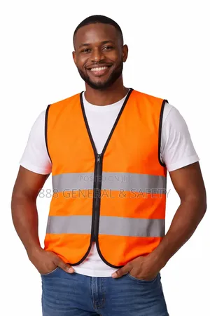 Reflector Jacket (Reflector Vest) With Zip