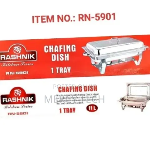 Rashnik Rn-5901 Single Stainless Steel Chafing Dish