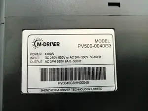 4.0kw Solar Pump Inverter G3