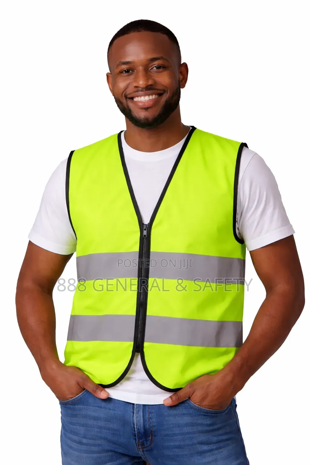 Reflector Jacket (Reflector Vest) With Zip