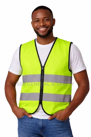 Reflector Jacket (Reflector Vest) With Zip