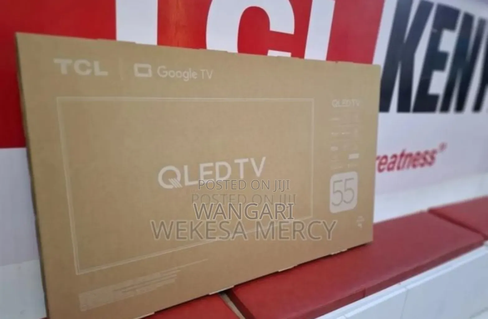 Pay on Delivery TCL 55inch Qled Tv. Smart Tv