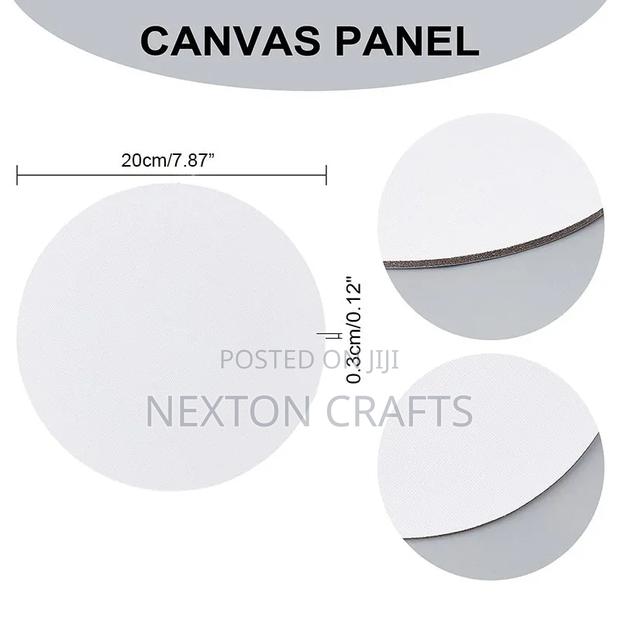 Circle Round Drawing Canvas 20 Cm