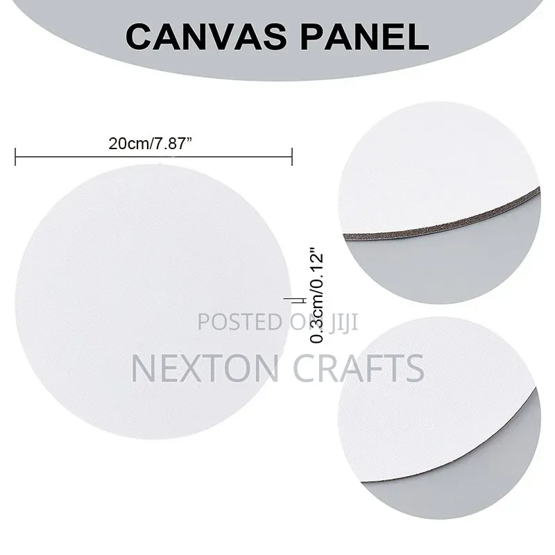 Circle Round Drawing Canvas 20 Cm