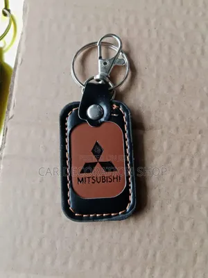 Mitsubishi Cars Customized Leather Key Chain Holders