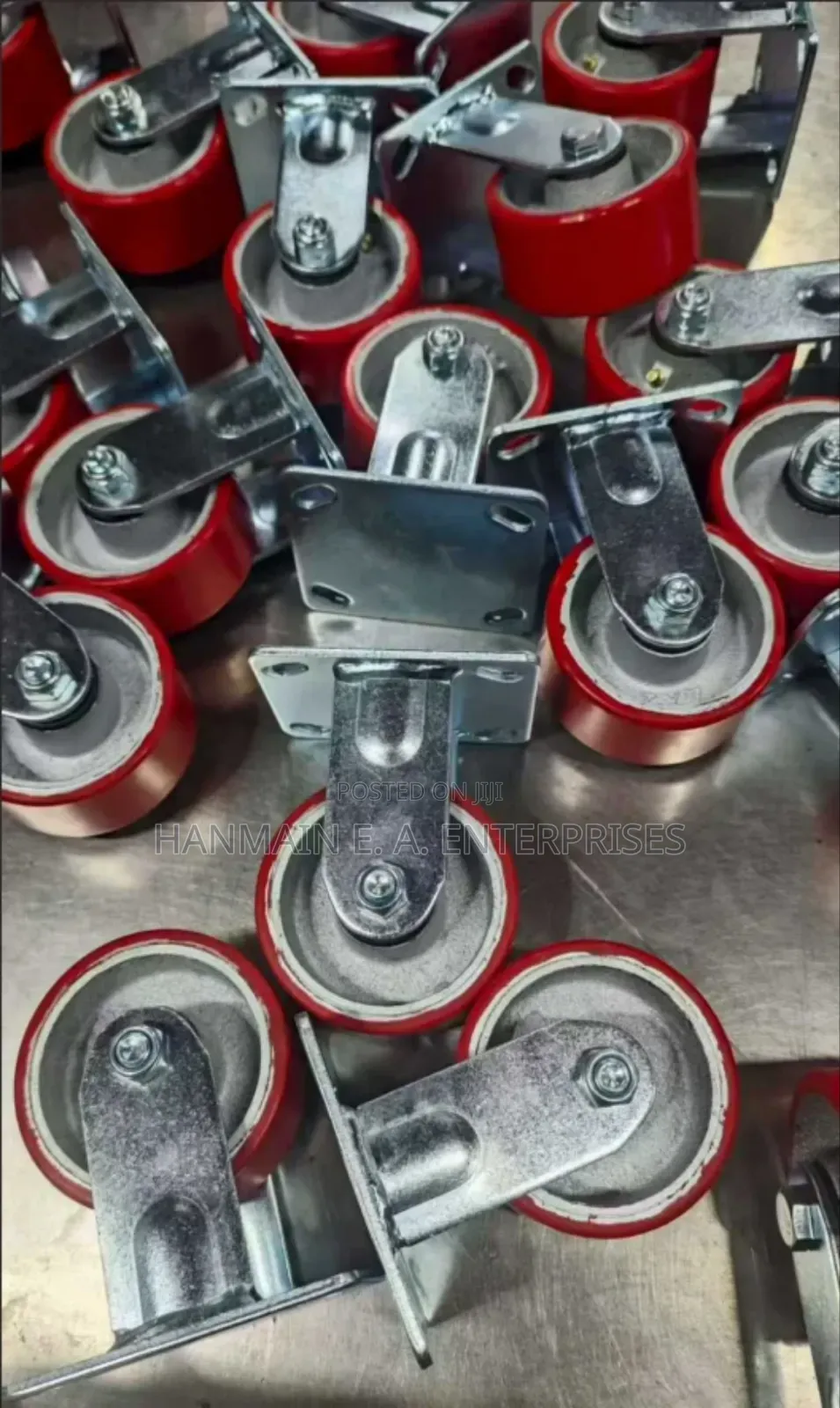 4",5",6" Industrial Pu Castor Wheels With Without Swivel