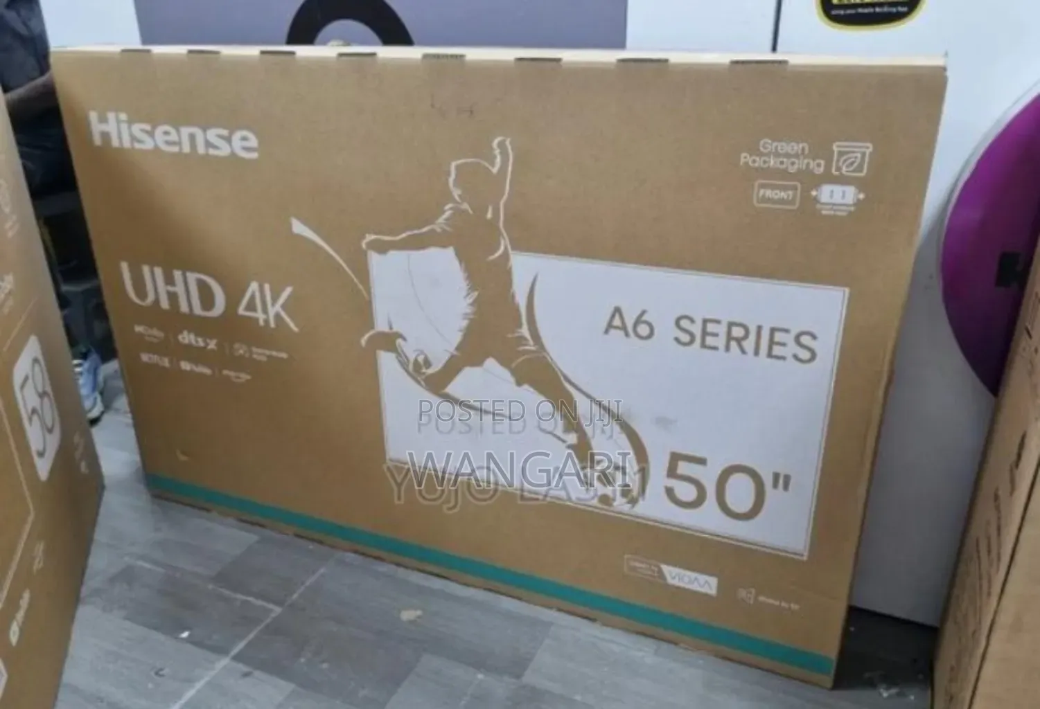 Clarity Original Hisense 50inch Smart Tv. Qled