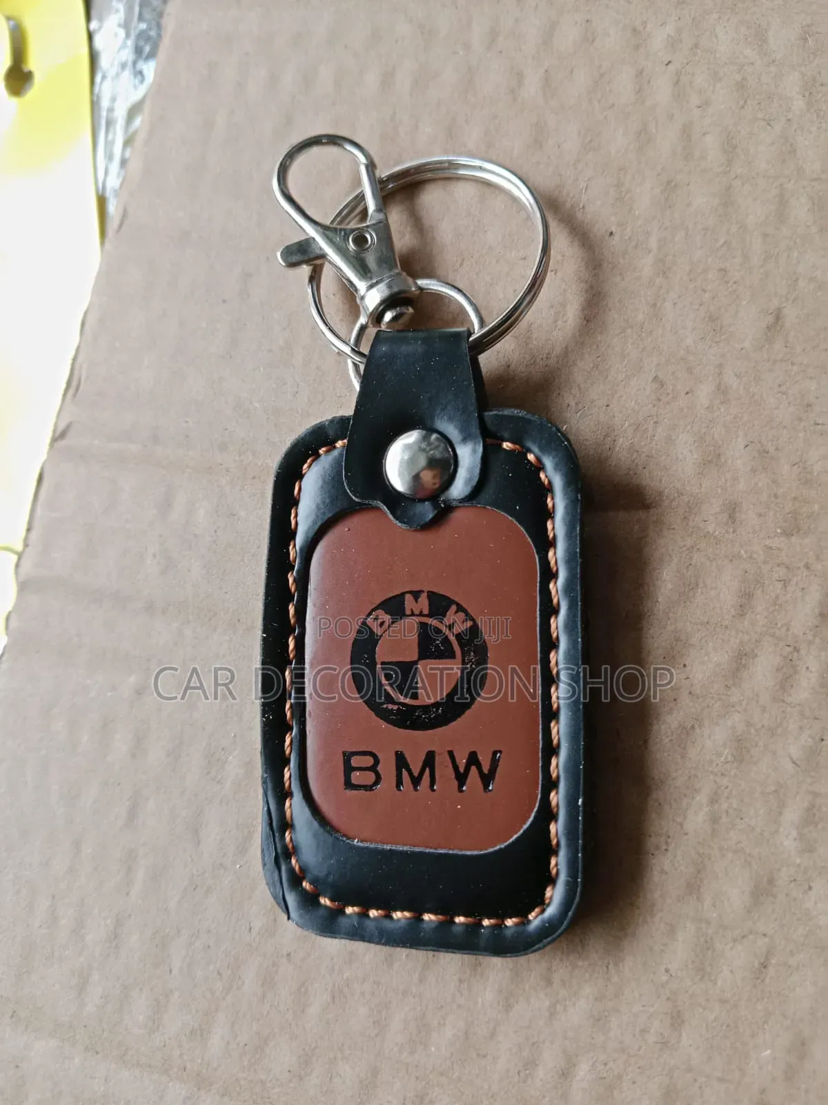 Bmw Leather Look Key Holder