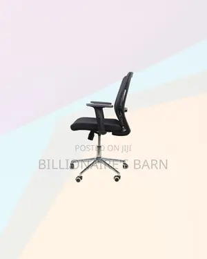 The Barn Origin Chair Mid Back Chrome Base Durable Adjustable