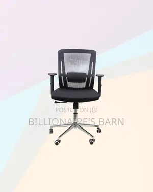 The Barn Origin Chair Mid Back Chrome Base Durable Adjustable