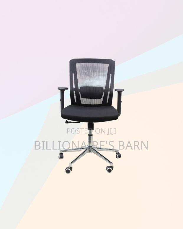 The Barn Origin Chair Mid Back Chrome Base Durable Adjustable - thumbnail 2