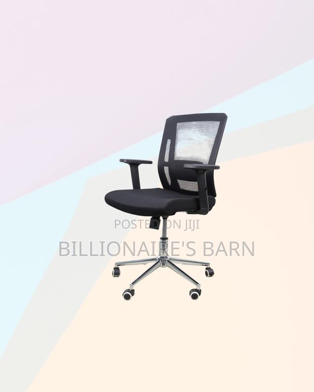 The Barn Origin Chair Mid Back Chrome Base Durable Adjustable - thumbnail 3