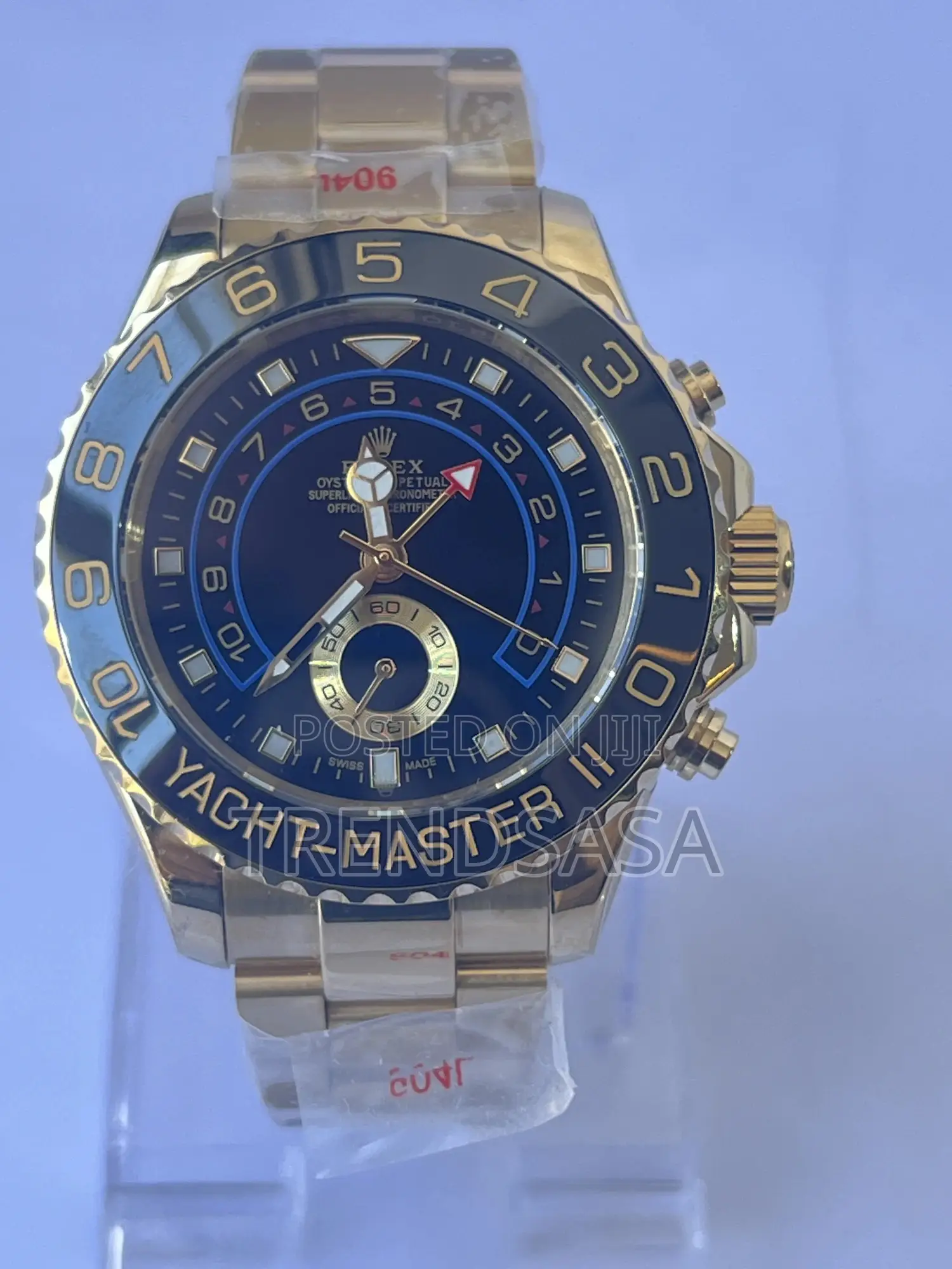 Rolex Yacht Master Ii Yellow Gold Black Dial Watch