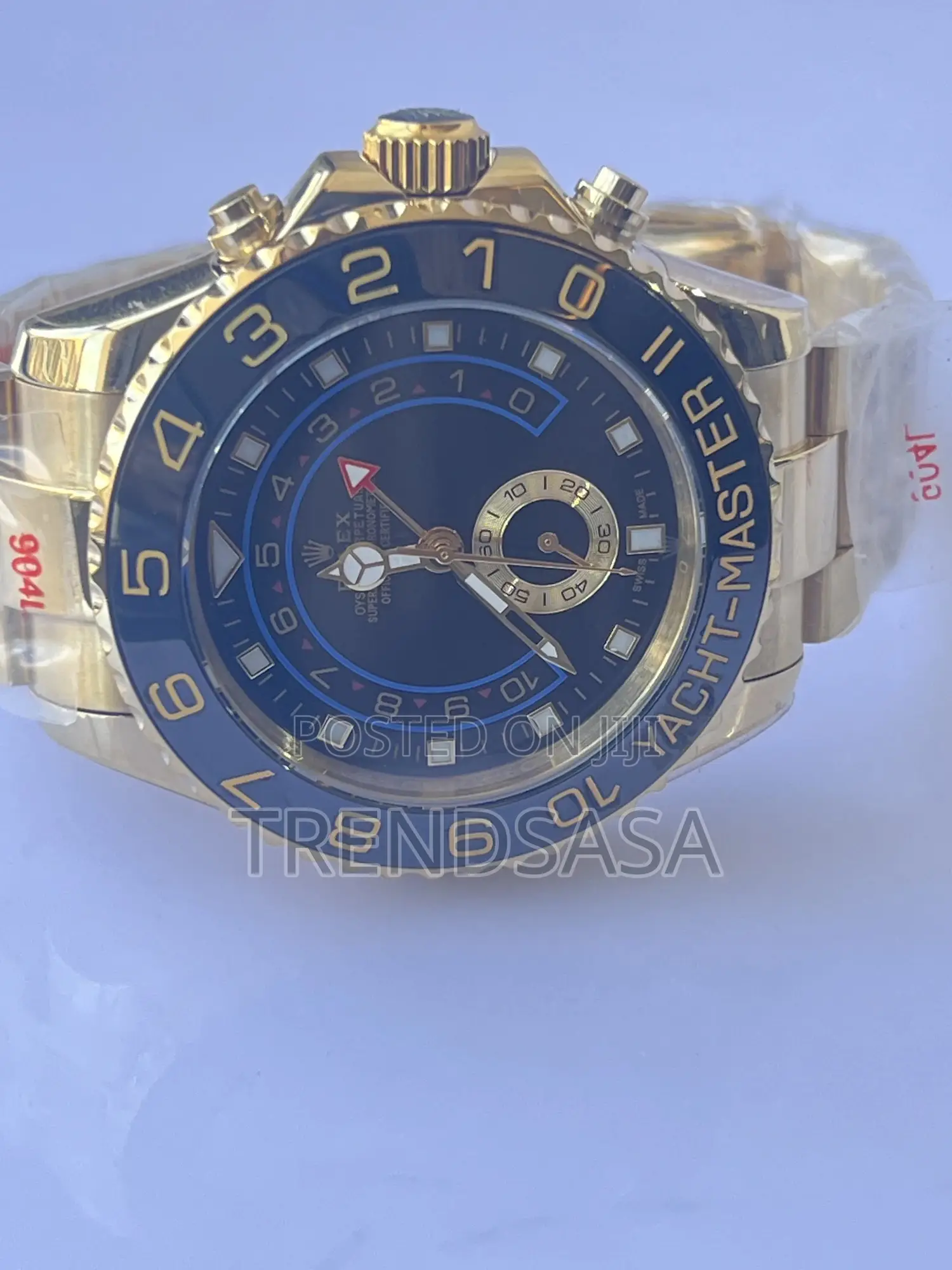 Rolex Yacht Master Ii Yellow Gold Black Dial Watch