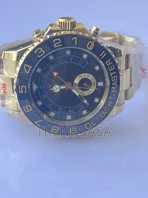 Rolex Yacht Master Ii Yellow Gold Black Dial Watch