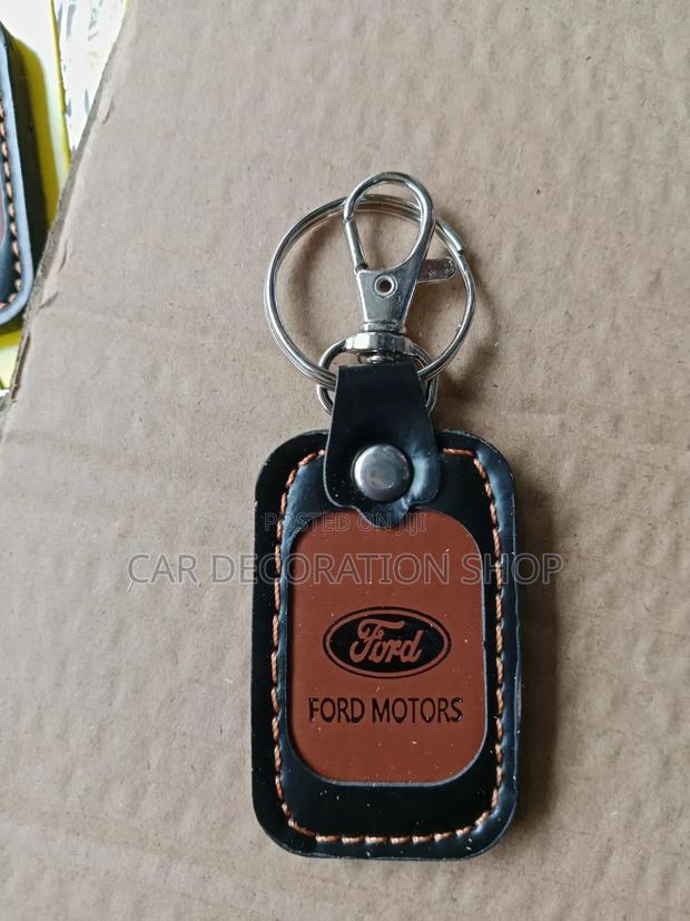 Ford Cars Leather Chipped Leather Key Chain