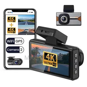 4g Dash Cam Front Rear Camera Dual Lens Dashcam Vehicle Security
