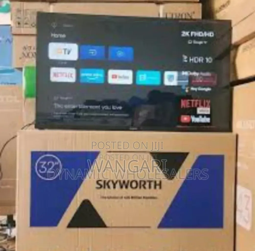Google TV. Skyworth 32inch Smart TV. Size 32inches