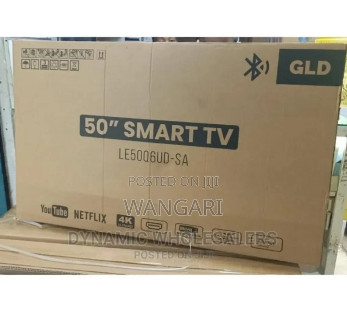 With You Tube and Netflix GLD 50inches Smart Tv