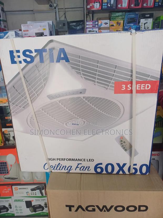 Estia Louvre Ceiling Fan With Remote - thumbnail 3