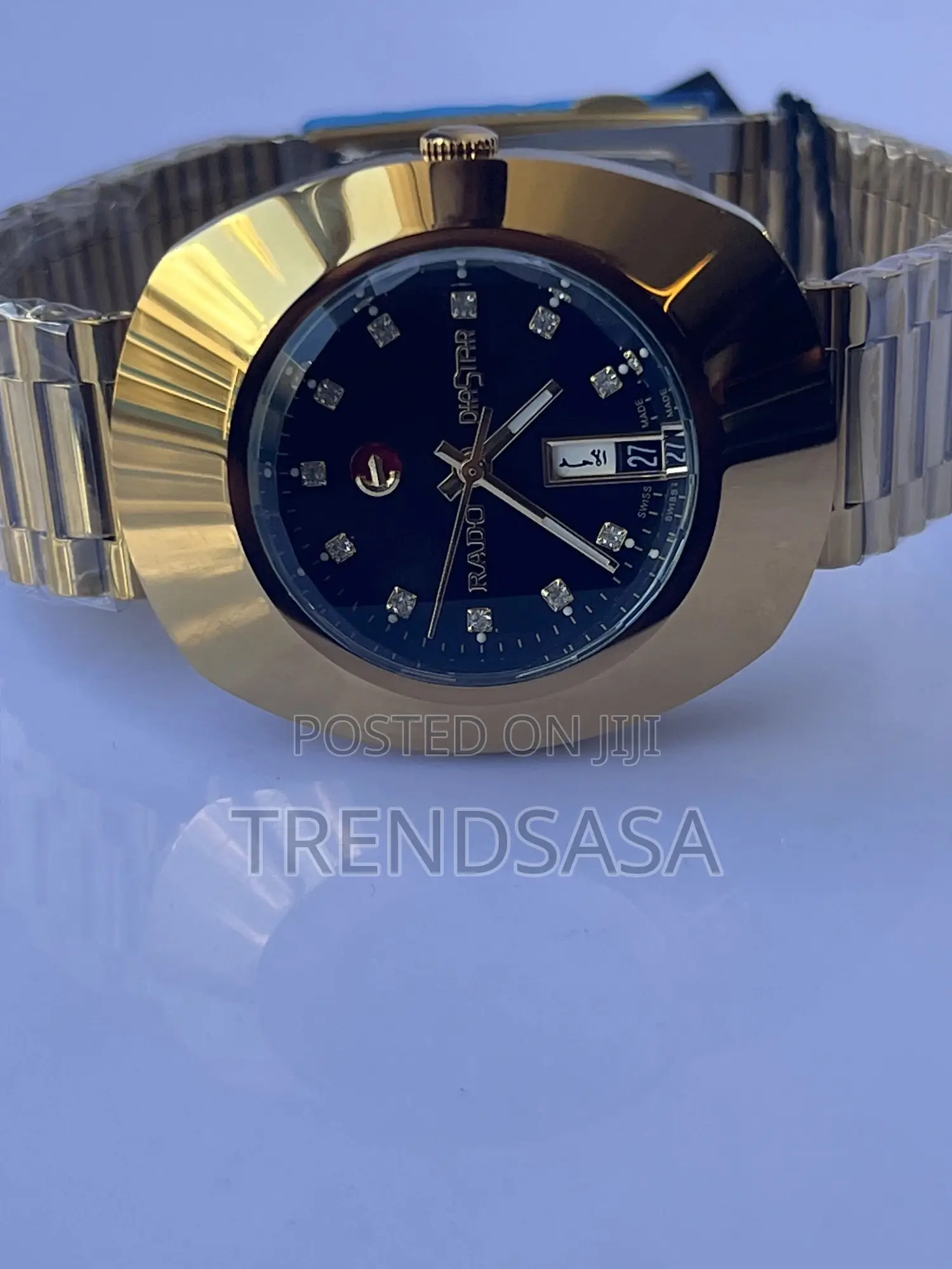 Rado Diastar Day Date Yellow Gold Watch