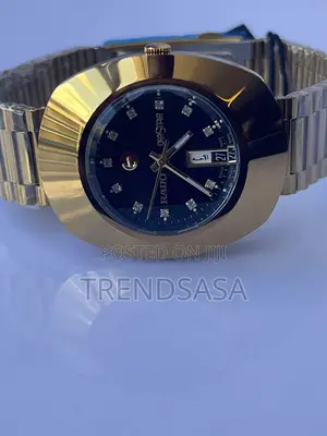 Rado Diastar Day Date Yellow Gold Watch