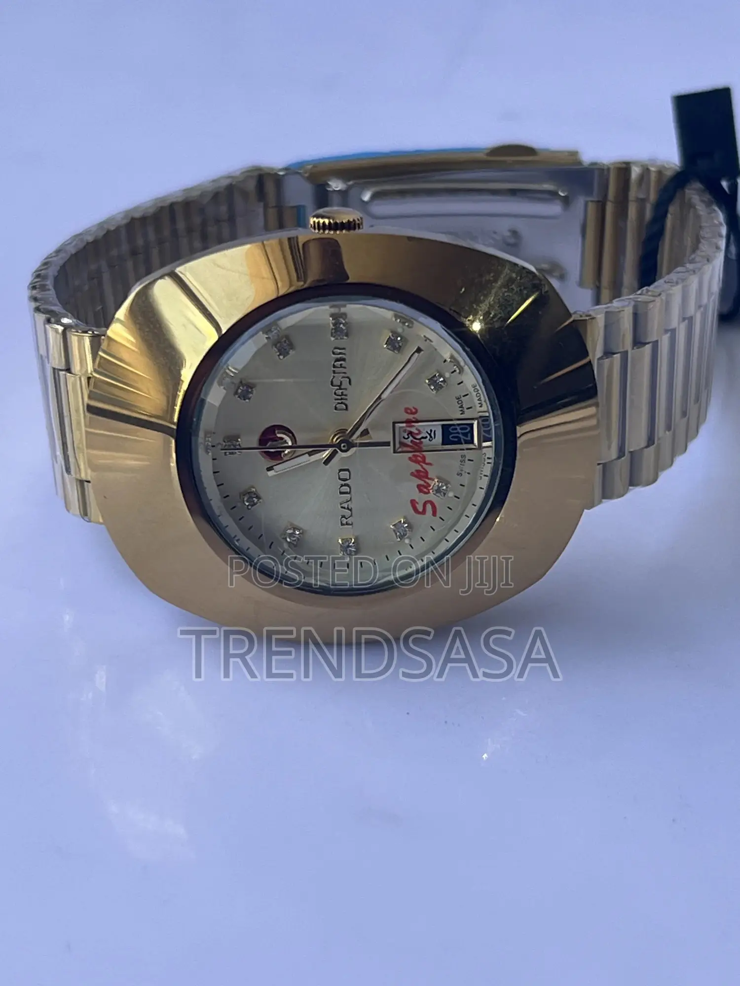 Rado Diastar Day Date Yellow Gold Watch
