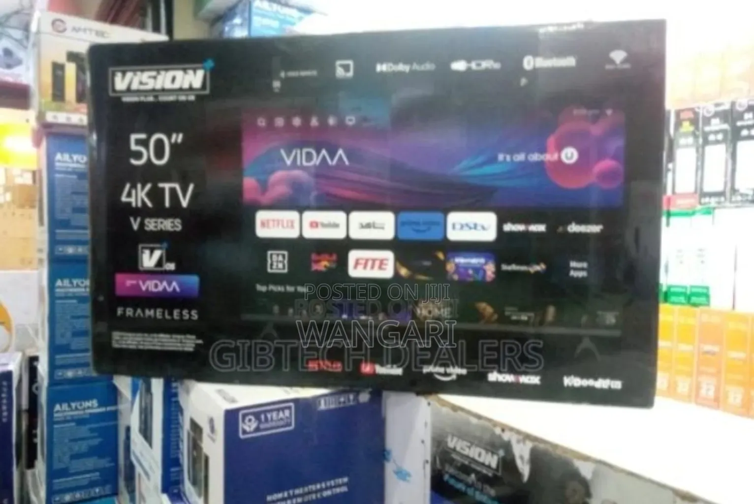Vidaa Model-Vision 50inch Vidaa Smart Tv
