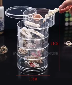 *5 Layered Rotating Jewelry Storage Container Now Available