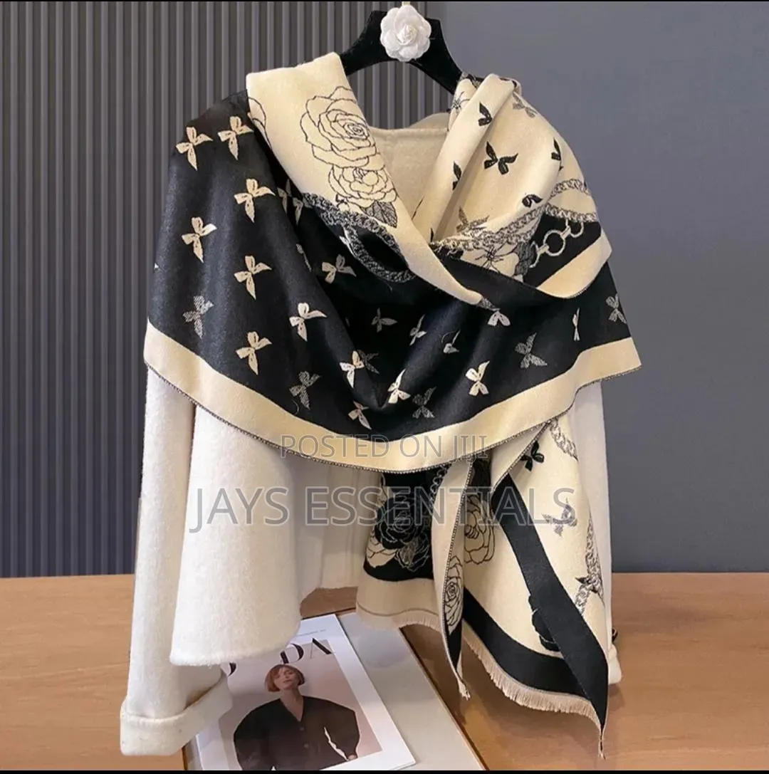 Warm Cashmere Shawls With Different Prints and Patterns