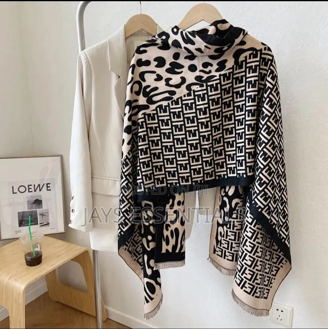 Warm Cashmere Shawls With Different Prints and Patterns