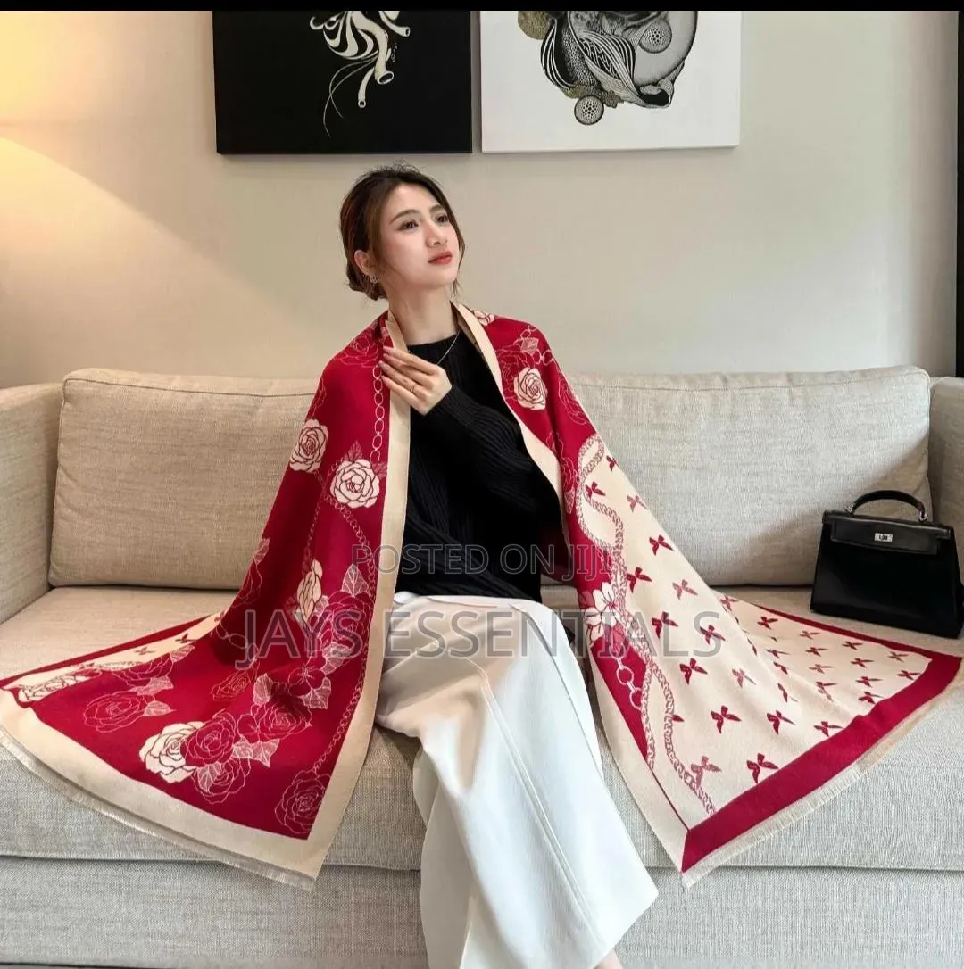 Warm Cashmere Shawls With Different Prints and Patterns