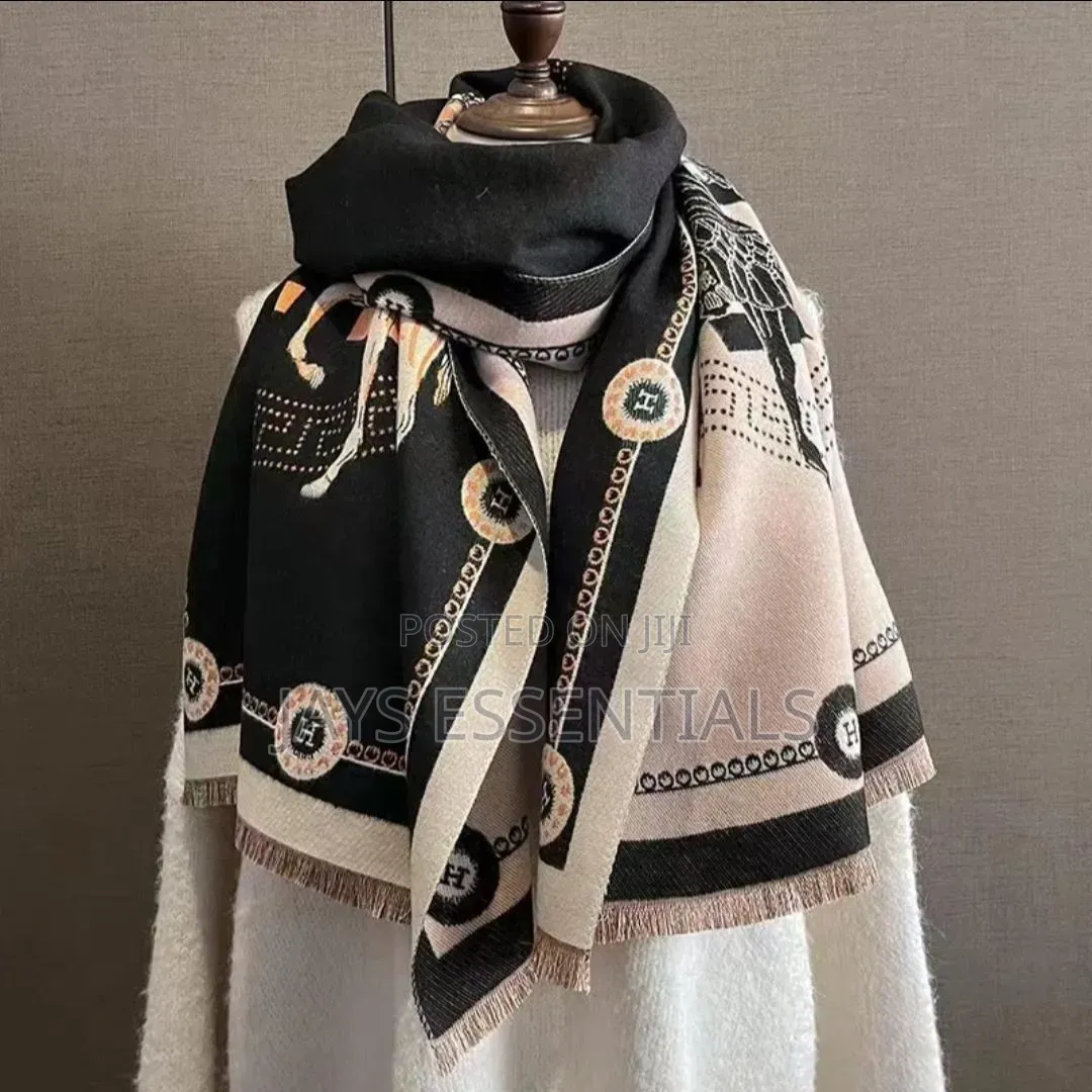 Warm Cashmere Shawls With Different Prints and Patterns