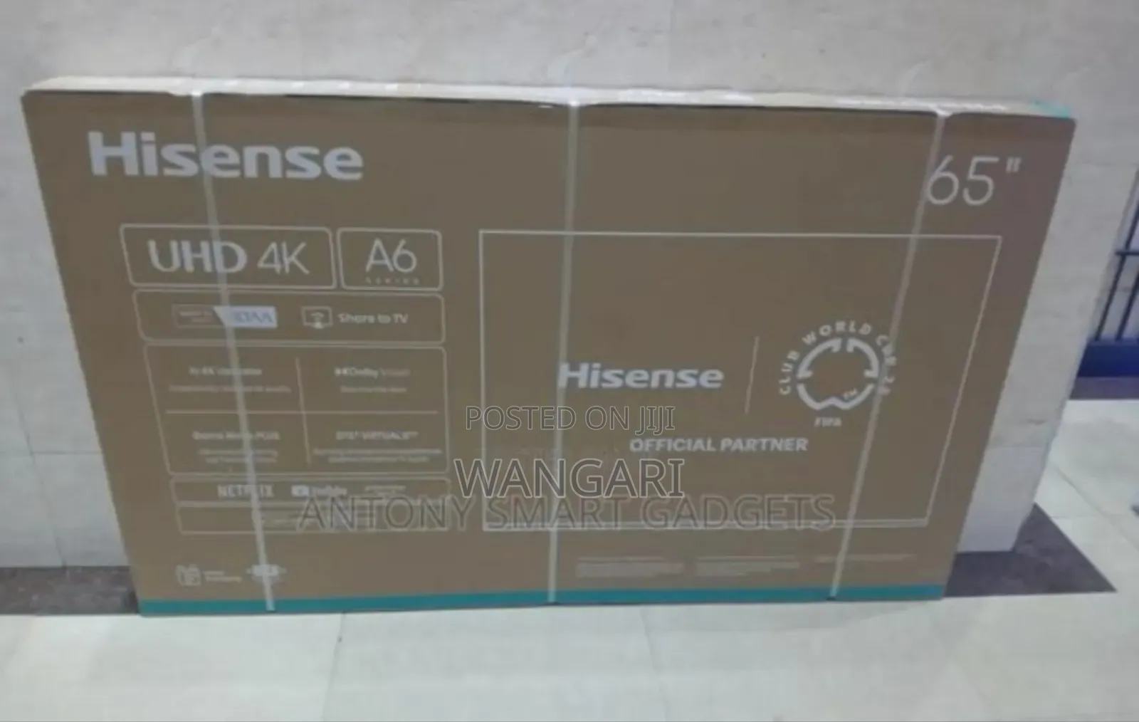 Newly Restocked Hisense 65inch Smart Tv