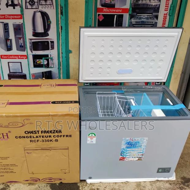 Roch 251l Chest Freezer 330kb Glass Top + Cool Pack