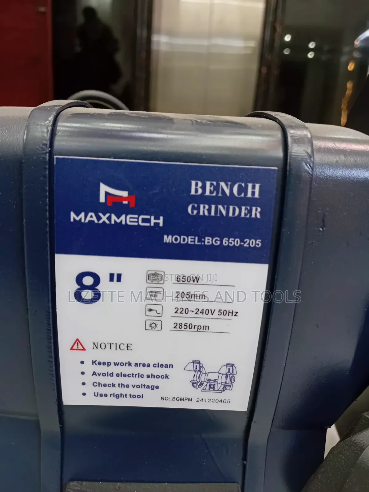 Maxmech 650w Bench Grinder 8"