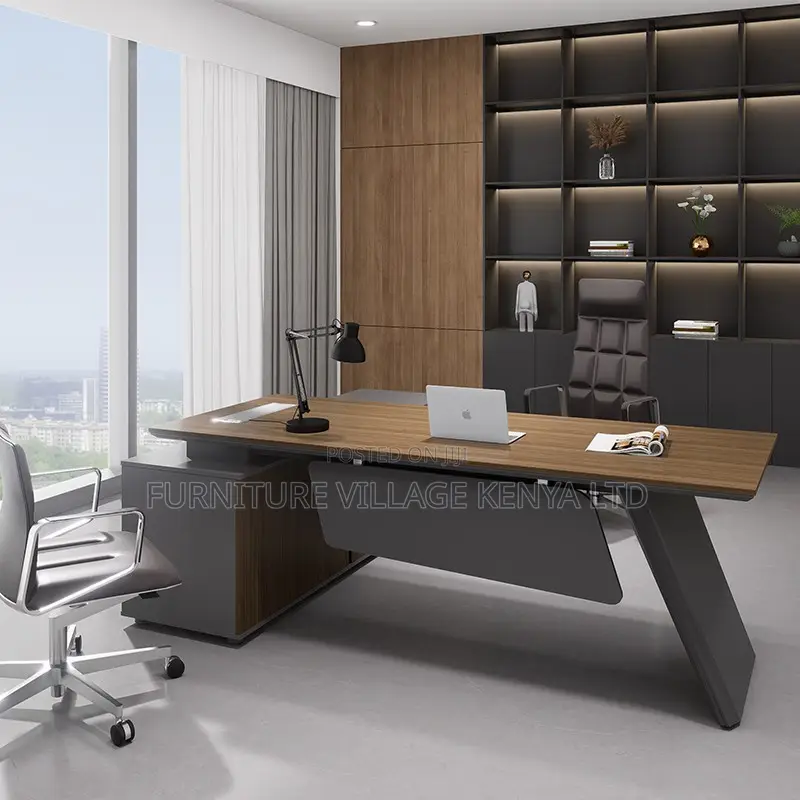1.8m Executive Brown Imported Manager's Table
