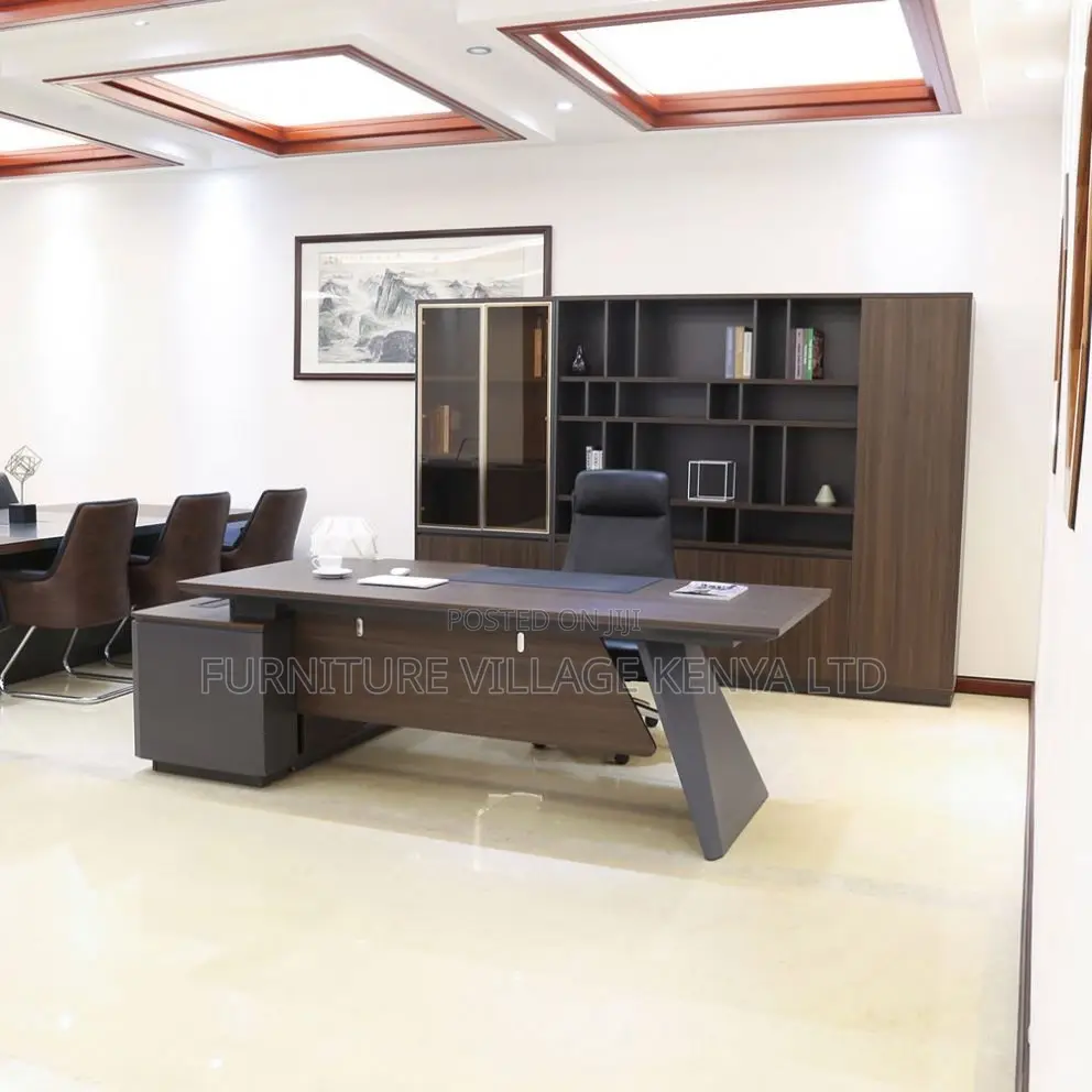 1.8m Executive Brown Imported Manager's Table