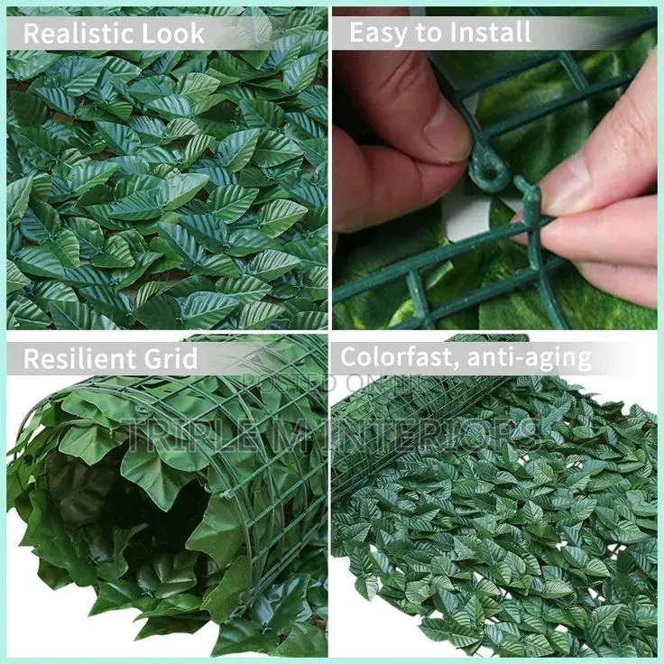 Modern Outdoor Leaf Fence | Clean Classy
