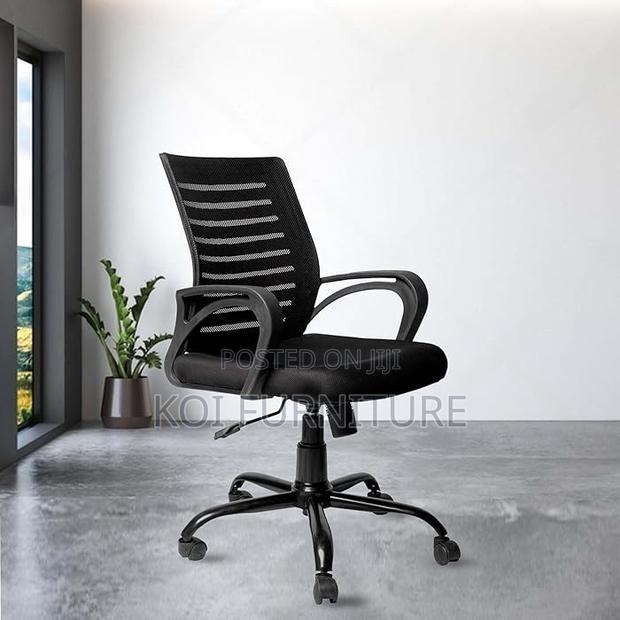 Office Chairs; Mesh Clerical Seat With Mid Backrest