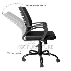 Office Chairs; Mesh Clerical Seat With Mid Backrest