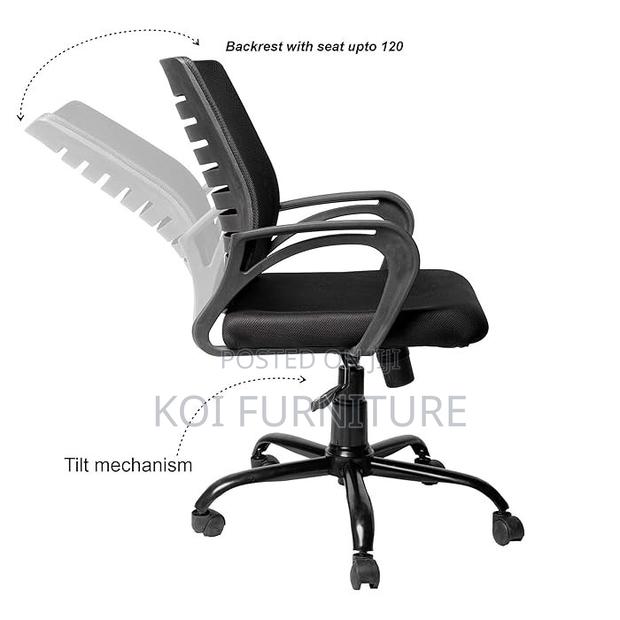 Office Chairs; Mesh Clerical Seat With Mid Backrest - thumbnail 2