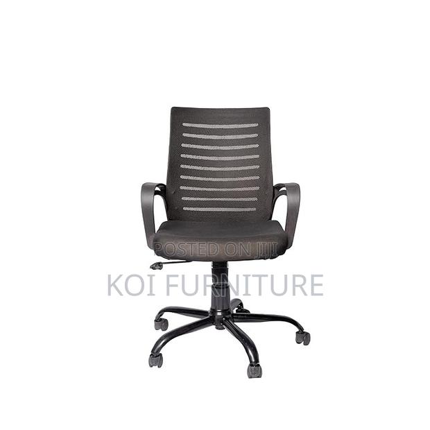 Office Chairs; Mesh Clerical Seat With Mid Backrest - thumbnail 3