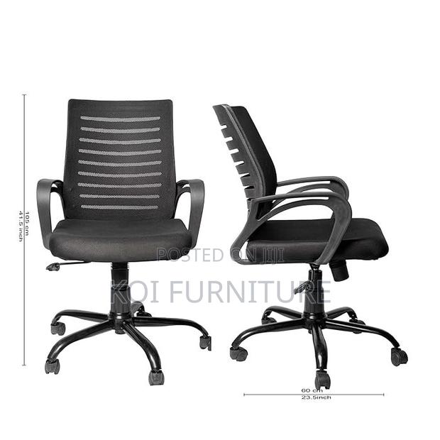 Office Chairs; Mesh Clerical Seat With Mid Backrest - thumbnail 5