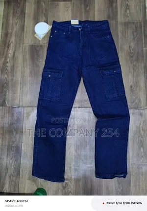 Quality Casual Denim Plain Slim Fit Jeans Trouser