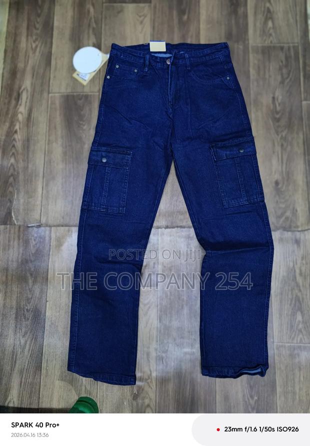 Quality Casual Denim Plain Slim Fit Jeans Trouser - thumbnail 2