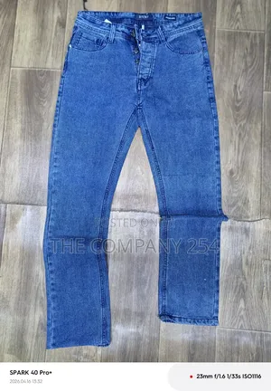 Quality Casual Denim Plain Slim Fit Jeans Trouser