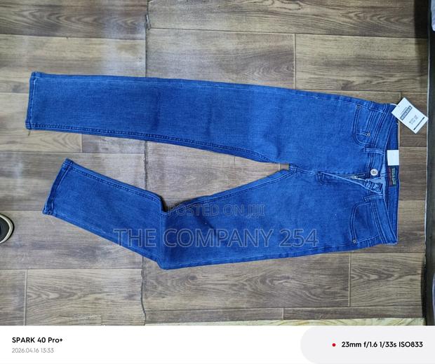 Quality Casual Denim Plain Slim Fit Jeans Trouser - thumbnail 8
