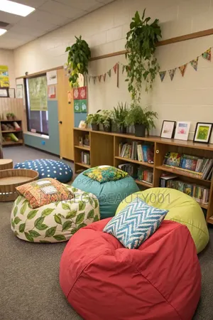 Grey Large Beanbag