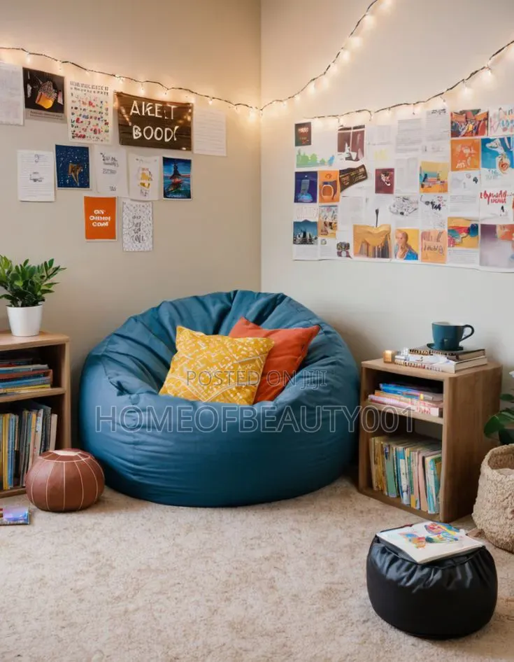 Grey Large Beanbag
